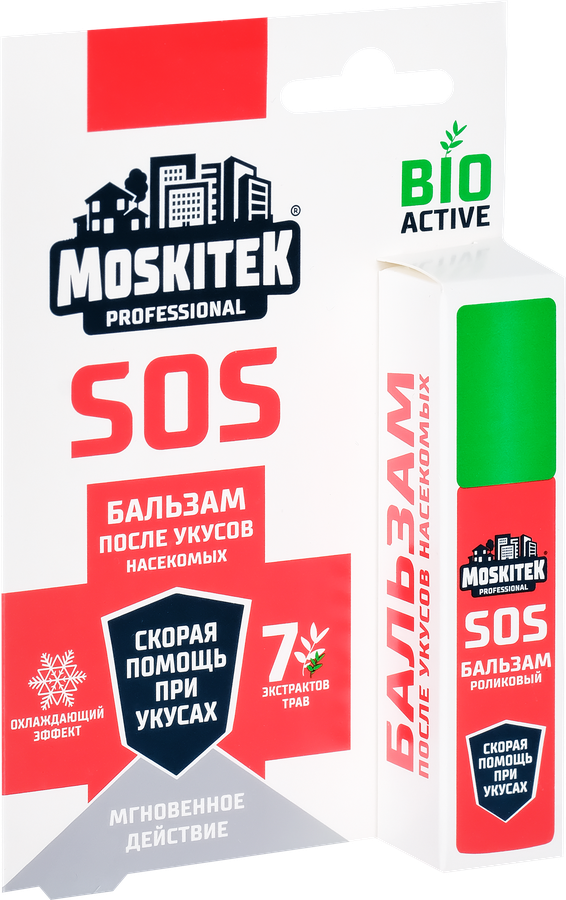 Бальзам после укусов насекомых MOSKITEK, 12мл, превью