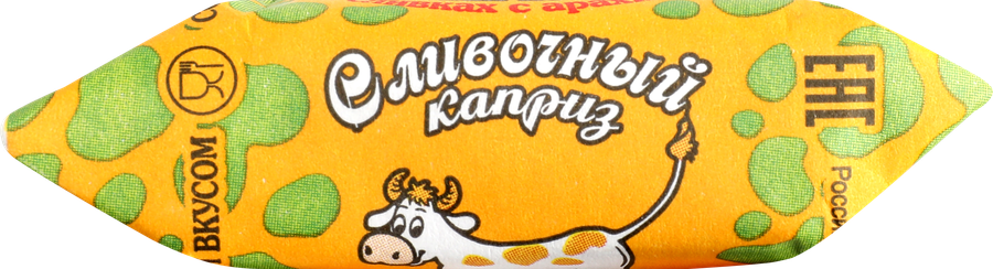 Конфеты молочные СЛИВОЧНЫЙ КАПРИЗ На сливках с арахисом и кунжутом, ассорти, весовые, предпросмотр