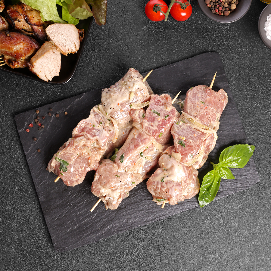 Шашлык из свиного окорока ЛЕНТА FRESH Деликатесный в майонезе, предпросмотр