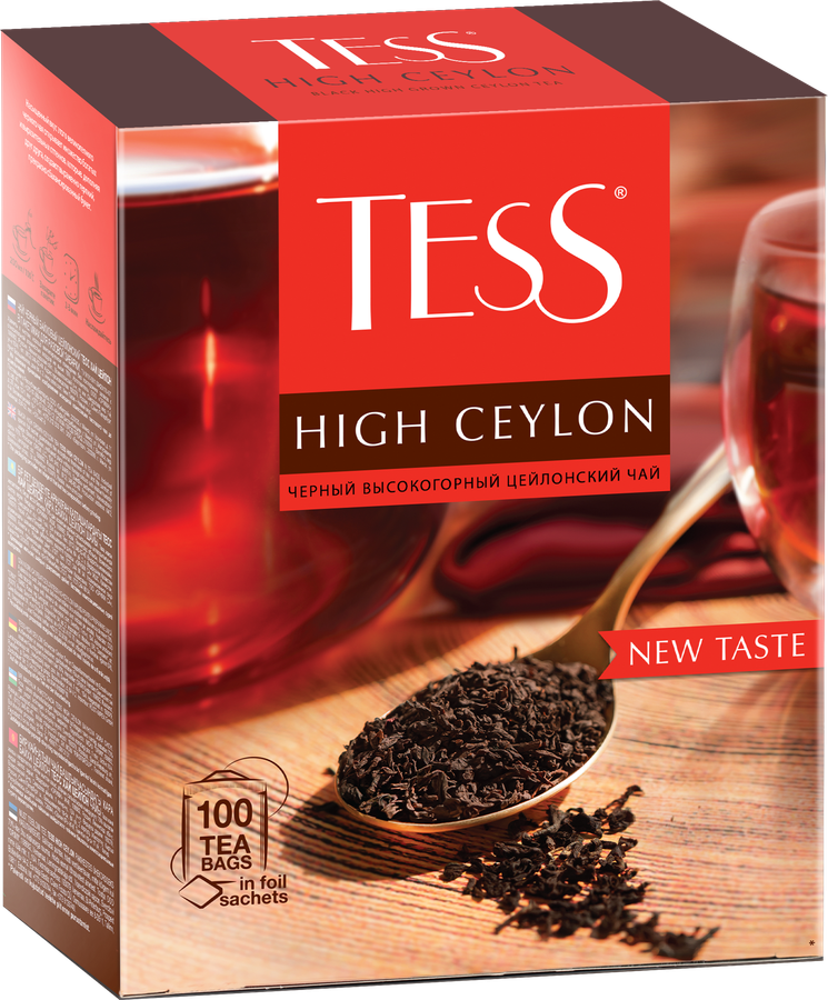 Чай черный TESS Хай Цейлон, 100пак, предпросмотр