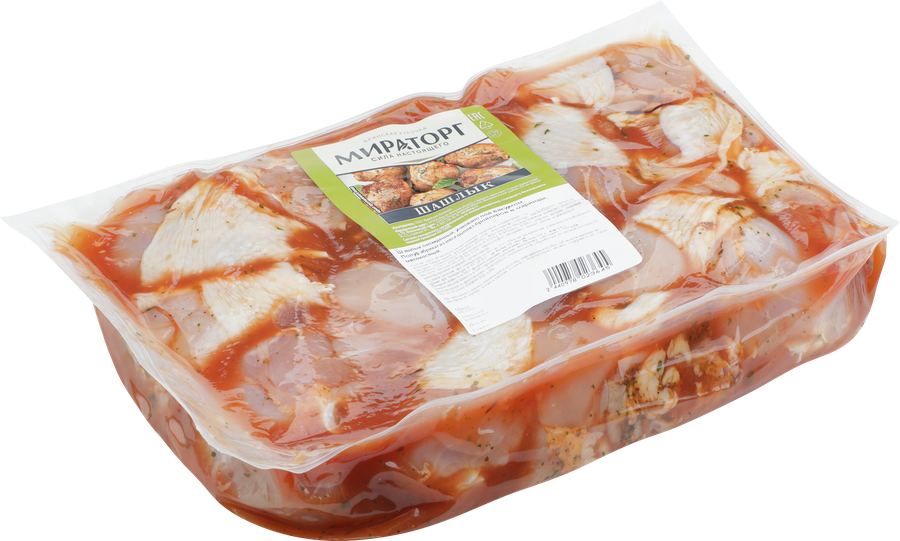 Шашлык куриный МИРАТОРГ в маринаде, весовой, превью