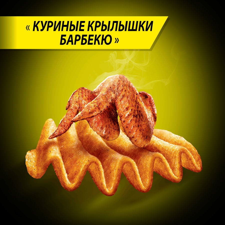 Чипсы картофельные LAY'S Max, со вкусом куриные крылышки барбекю, 110г, предпросмотр