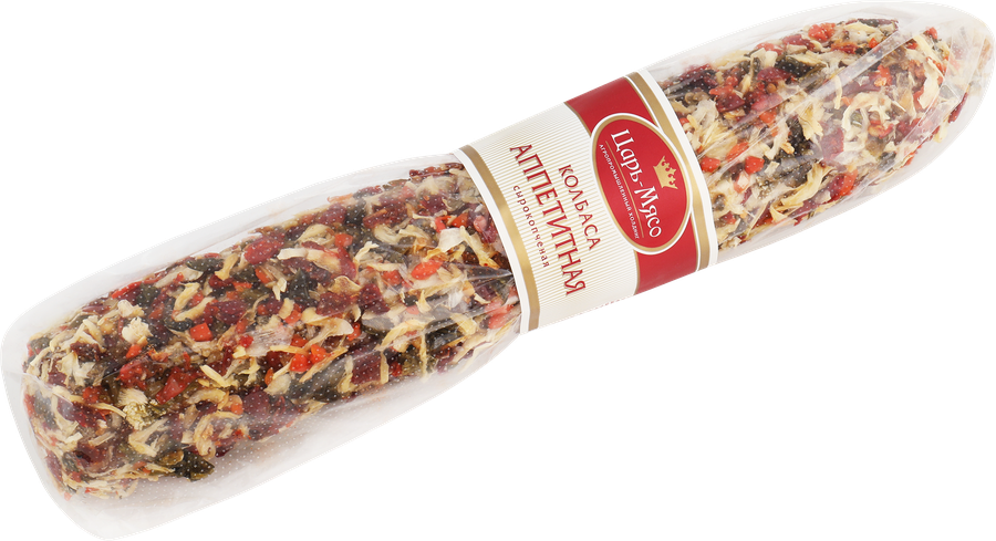Колбаса сырокопченая ЦАРЬ-МЯСО Аппетитная в специи, весовая, предпросмотр