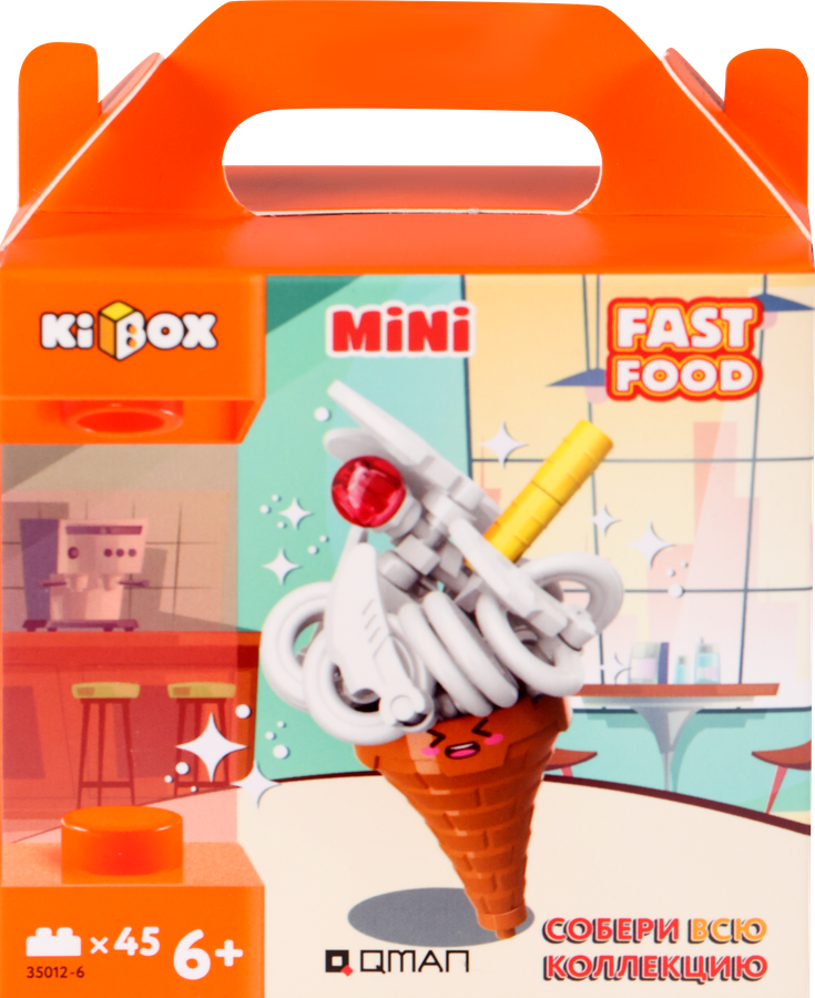 Конструктор KIBOX Фастфуд, в ассортименте, Арт. 35012, превью