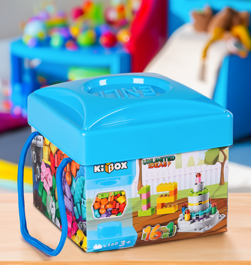 Конструктор KIBOX Собери свой мир, 460 деталей, Арт. 2901, предпросмотр