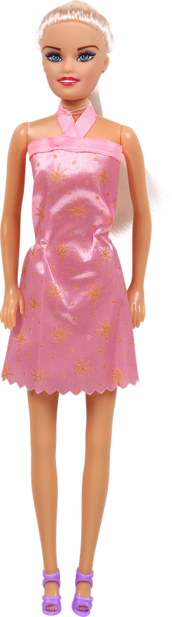 Игрушка BIGGA Кукла в платье, 29 см, Арт. 993200089, предпросмотр