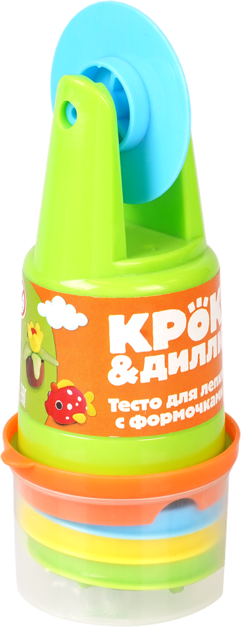 Тесто для лепки КРОК&ДИЛЛИ с формочками, 6 предметов, Арт. 995080059, превью