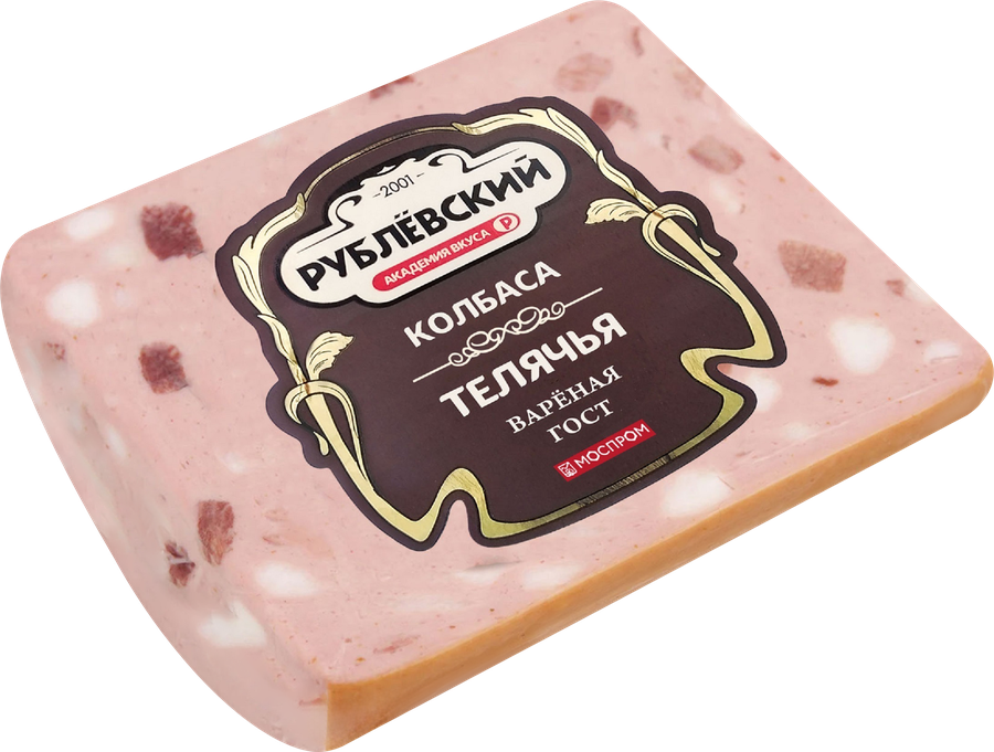 Колбаса вареная РУБЛЁВСКИЙ Телячья, 400г, предпросмотр