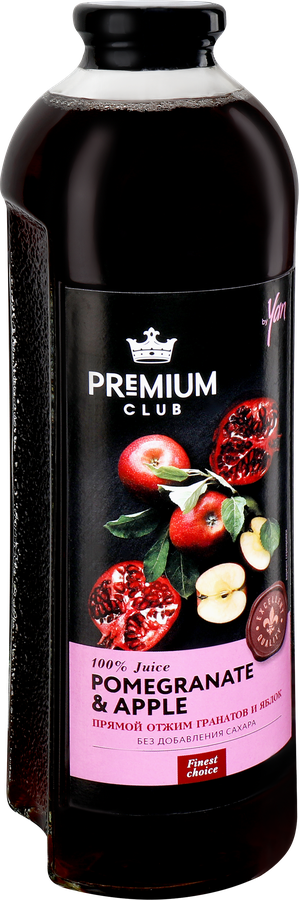 Сок PREMIUM CLUB Гранат, яблоко прямого отжима, 0.93л, предпросмотр