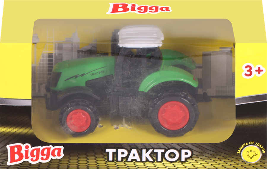Игрушка BIGGA Трактор 7,5см, Арт. BT808881, превью