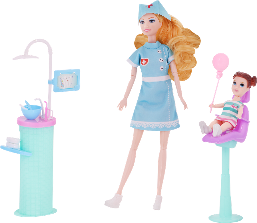 Набор игровой BIGGA Кукла-стоматолог, 9 предметов, Арт. B1487230, превью