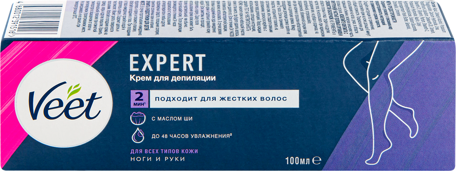 Крем для депиляции VEET Expert для всех типов кожи, 100мл, превью