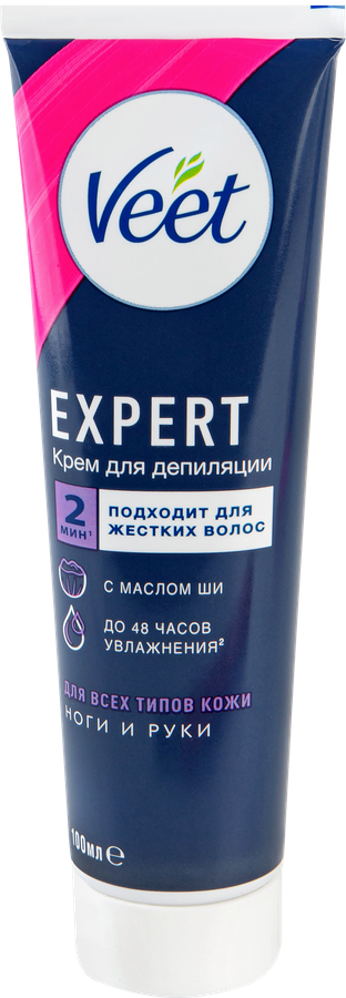 Крем для депиляции VEET Expert для всех типов кожи, 100мл, предпросмотр