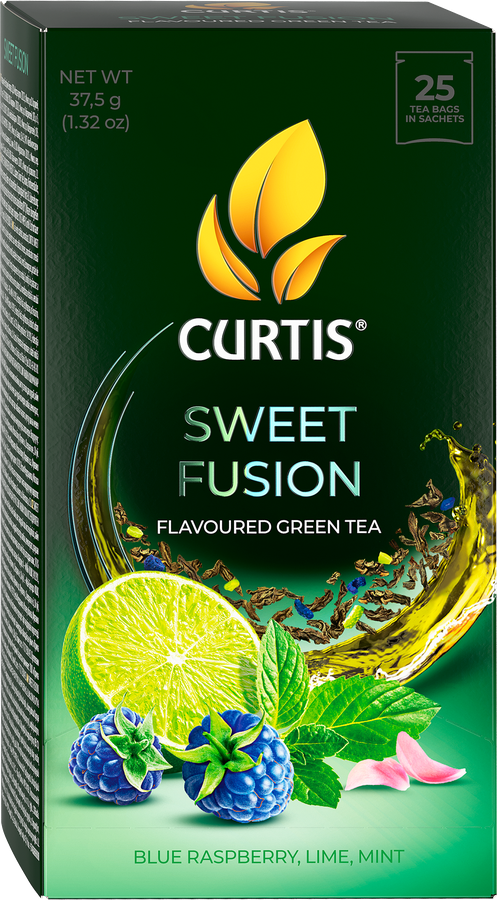 Чай зеленый CURTIS Sweet Fusion арома, 25пак, предпросмотр