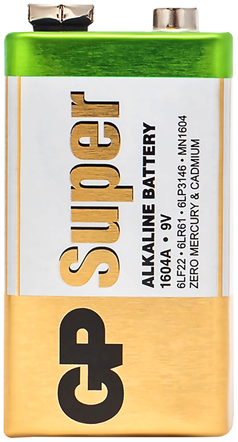 Батарейка алкалиновая GP Super Alkaline крона 9V, превью