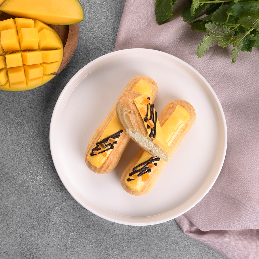 Набор пирожных ЛЕНТА FRESH Эклер со вкусом манго, 180г, предпросмотр