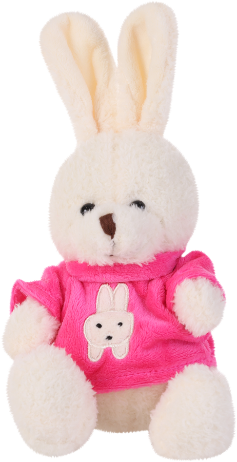 Игрушка мягкая BIGGA Зайчик, 15см, Арт. 044562-6, предпросмотр