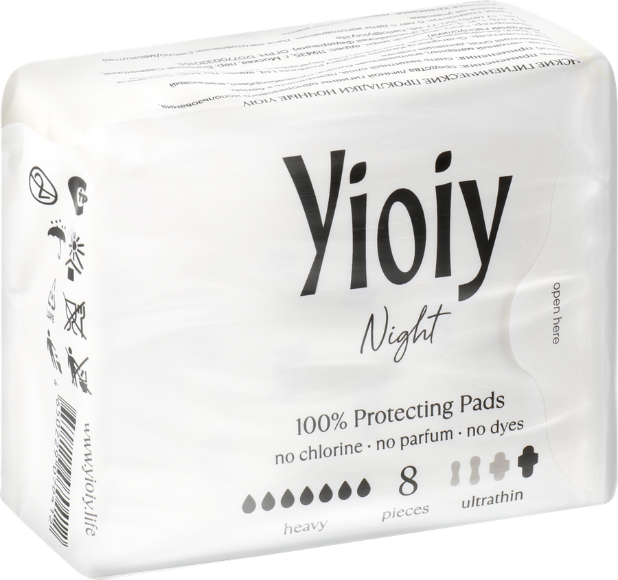 Прокладки YIOIY ночные, 8шт, предпросмотр