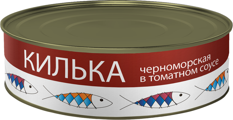 Килька неразделанная, в томатном соусе, 240г, превью