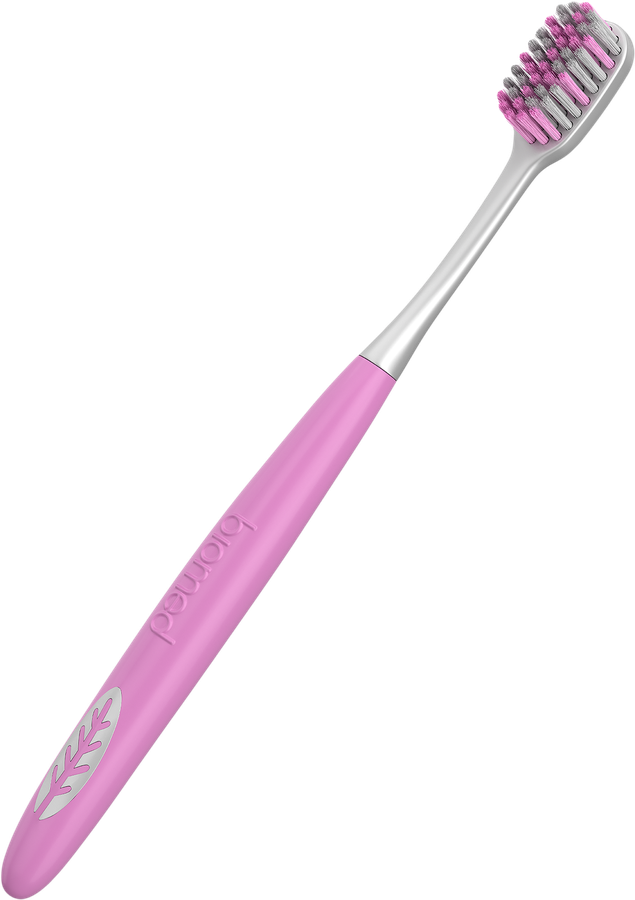 Зубная щетка BIOMED Pink salt, мягкая, превью
