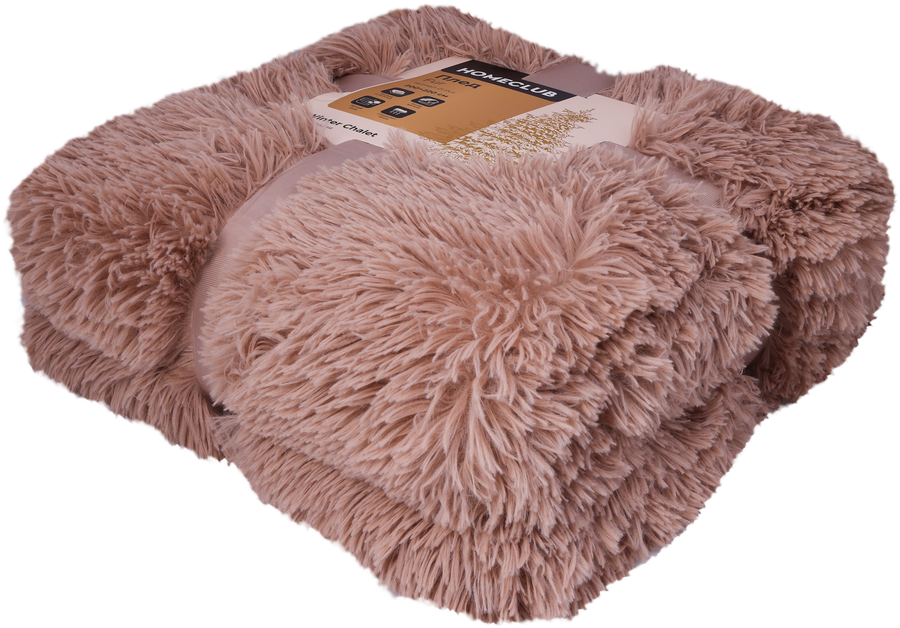 Плед HOMECLUB Cozy Christmas Fur 200x220см, предпросмотр