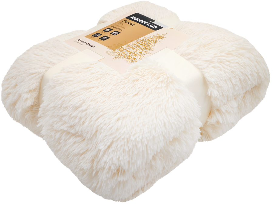 Плед HOMECLUB Cozy Christmas Fur 200x220см, превью