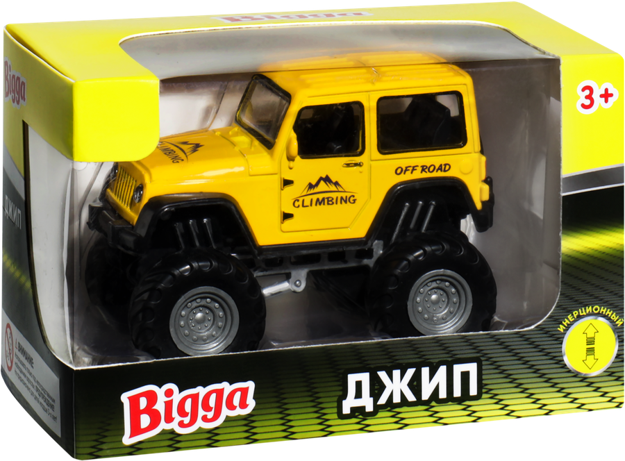 Игрушка BIGGA Джип инерционный, 9см, Арт. ZH199113, предпросмотр