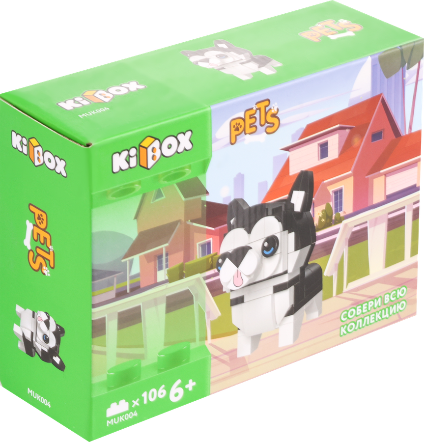 Конструктор KIBOX Хаски, 106 деталей, Арт. MUK004, предпросмотр
