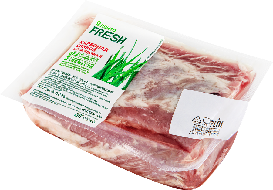 Карбонад свиной ЛЕНТА FRESH бескостный, весовой, превью