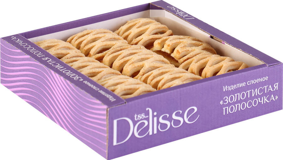 Изделие слоеное DELISSE Золотистая полосочка, 500г, превью