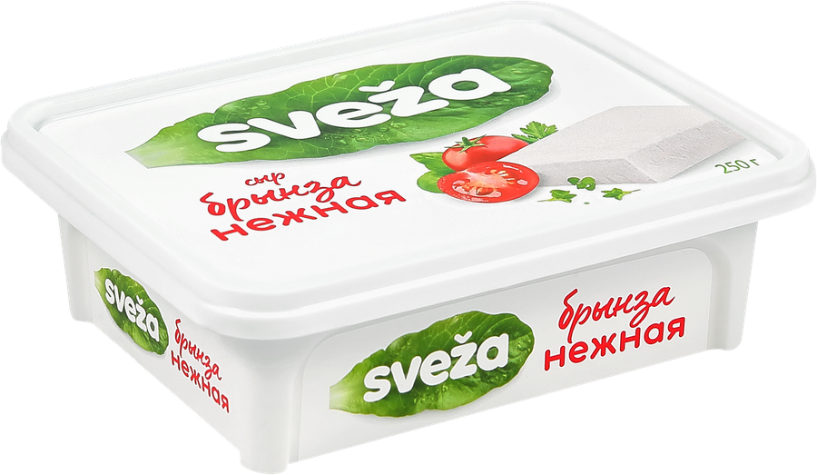 Сыр рассольный SVEZA Брынза Нежная 45%, без змж, 250г, превью