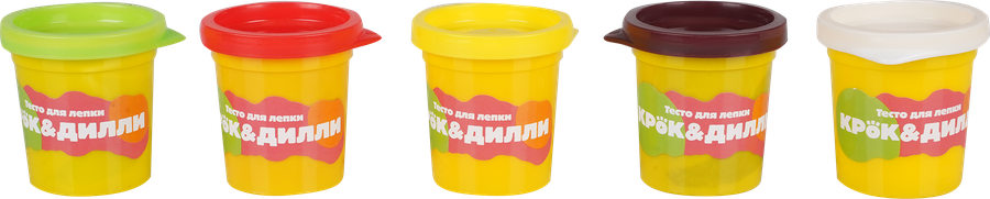 Тесто для лепки КРОК&ДИЛЛИ Парикмахерская, с аксессуарами, 6 предметов, Арт. CN0018, предпросмотр