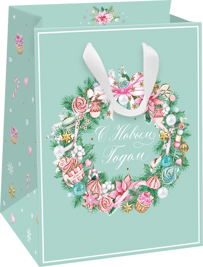 Пакет подарочный Sweet 14х19х9см, Арт. SNT, предпросмотр