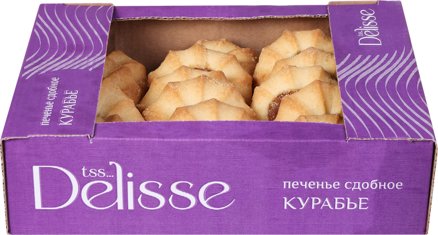 Печенье сдобное DELISSE Курабье, 500г, предпросмотр