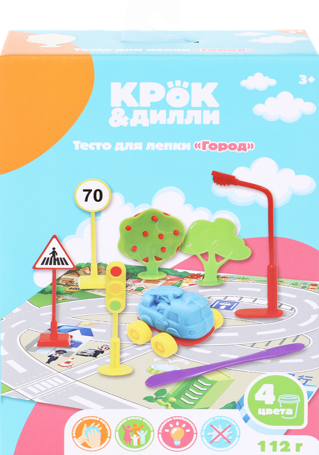 Тесто для лепки КРОК&ДИЛЛИ с аксессуарами, Арт. 6818-2, 3, 4, 6, превью