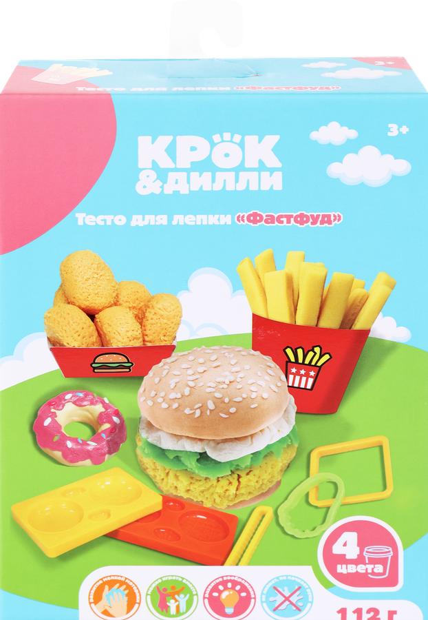 Тесто для лепки КРОК&ДИЛЛИ с аксессуарами, Арт. 6818-2, 3, 4, 6, предпросмотр