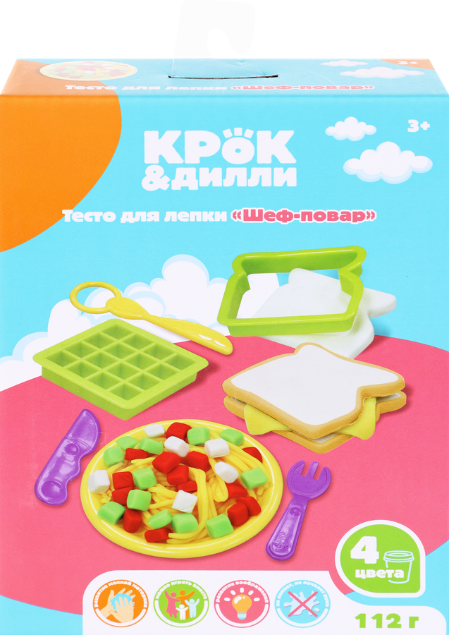 Тесто для лепки КРОК&ДИЛЛИ с аксессуарами, Арт. 6818-2, 3, 4, 6, предпросмотр