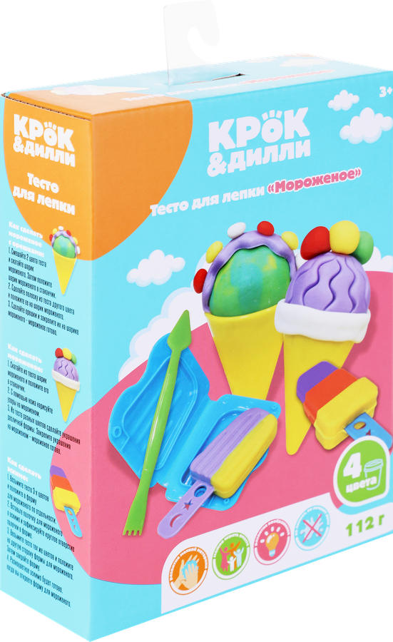 Тесто для лепки КРОК&ДИЛЛИ с аксессуарами, Арт. 6818-2, 3, 4, 6, предпросмотр