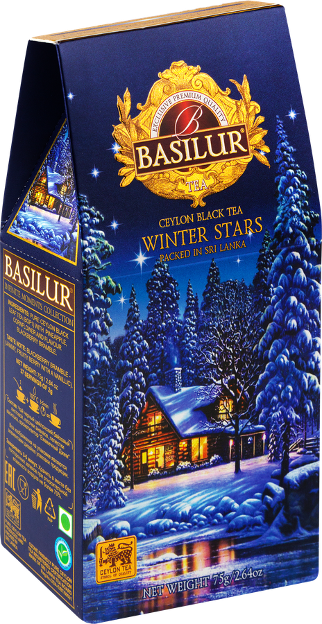 Чай черный BASILUR Winter Stars/Зимние звезды, 75г, превью