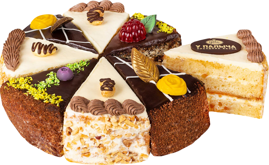 Торт У ПАЛЫЧА Ассорти, 1,1кг, превью