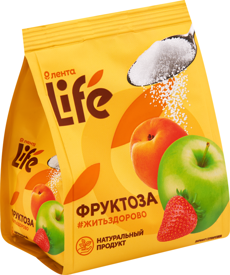 Фруктоза ЛЕНТА LIFE, 250г, предпросмотр