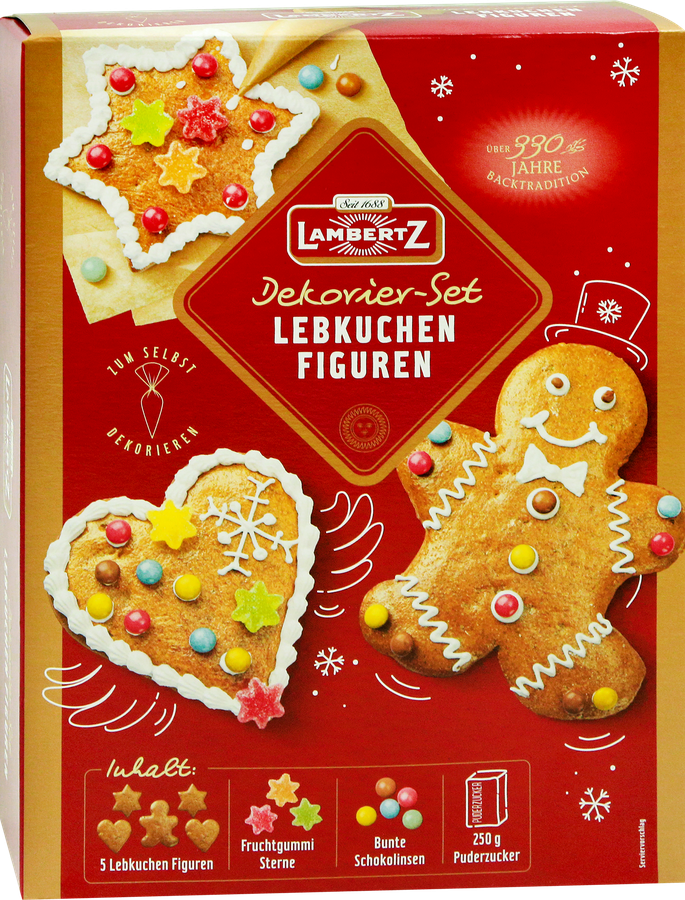 Набор для украшения LAMBERTZ DIY Пряник, 480г, предпросмотр