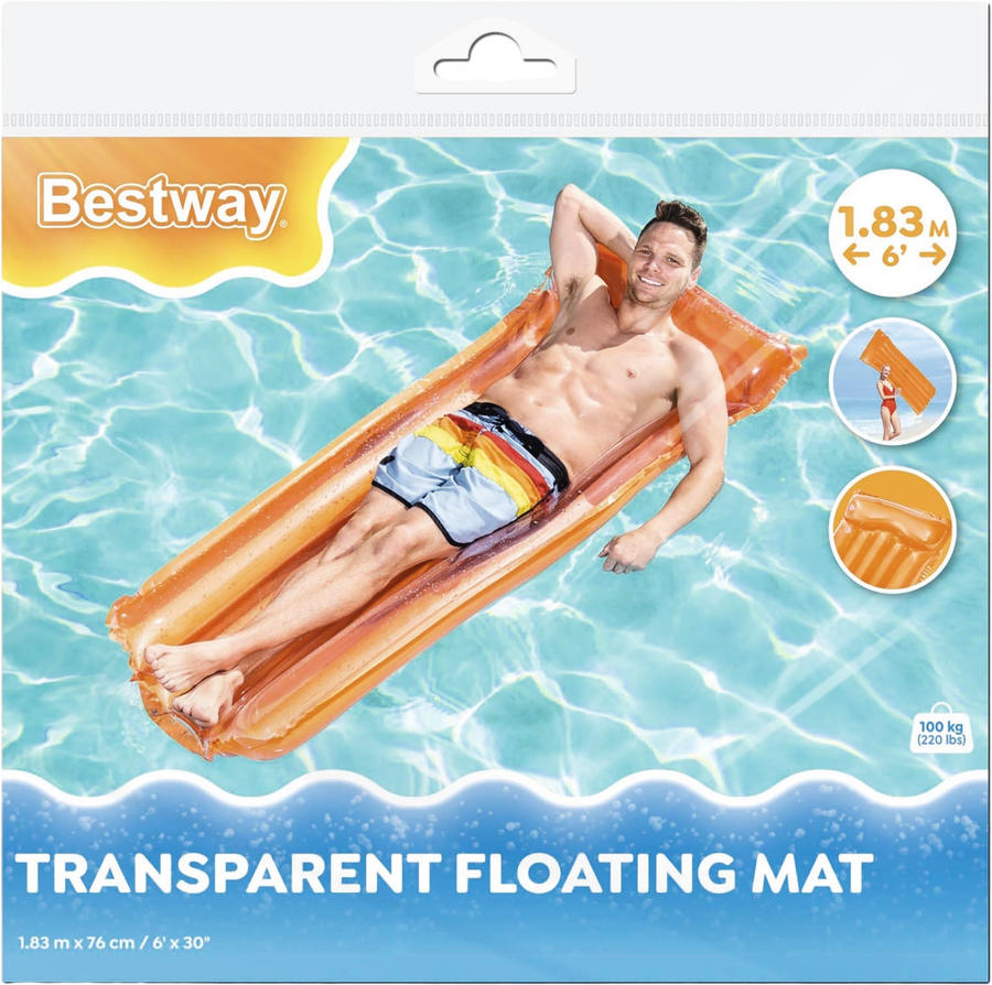 Матрас для плавания BESTWAY 183х76см, Арт. 44013, предпросмотр