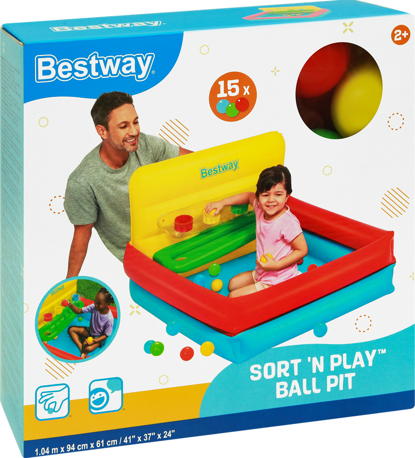 Бассейн игровой надувной BESTWAY 104x94x61см, Арт. 52546, превью