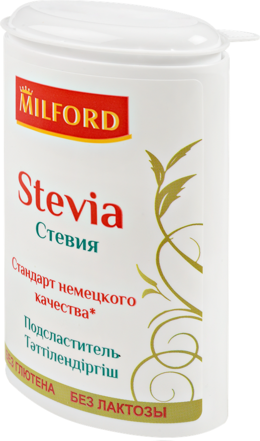 Подсластитель MILFORD с экстрактом стевии, в таблетках 370шт, 23г, предпросмотр