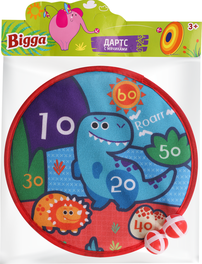 Набор игровой BIGGA Дартс с мячиками, 28см, Арт. B1546650, предпросмотр