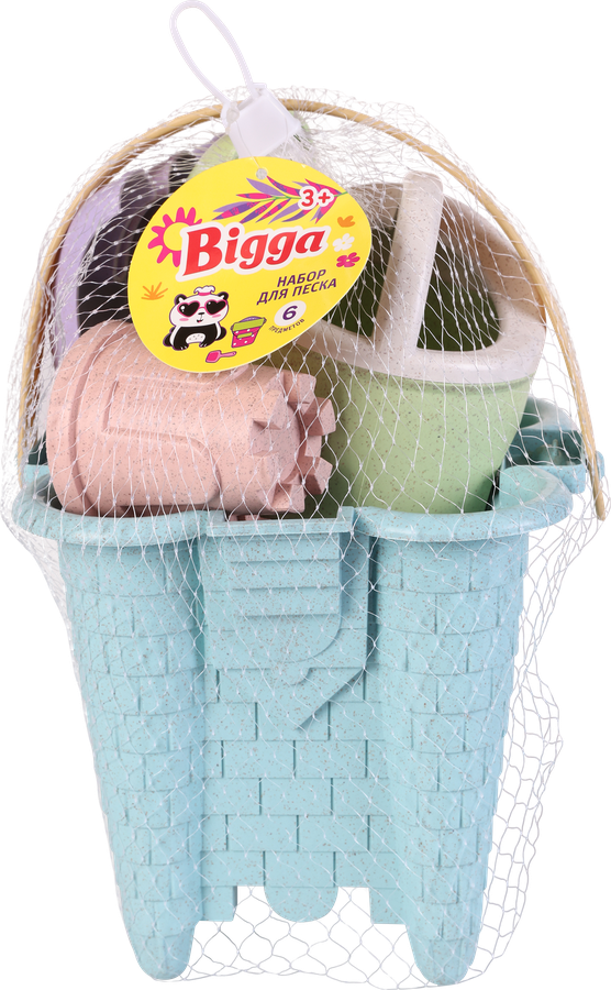 Набор игровой BIGGA Ведерко, 15см, 6 предметов, Арт. RL592, превью