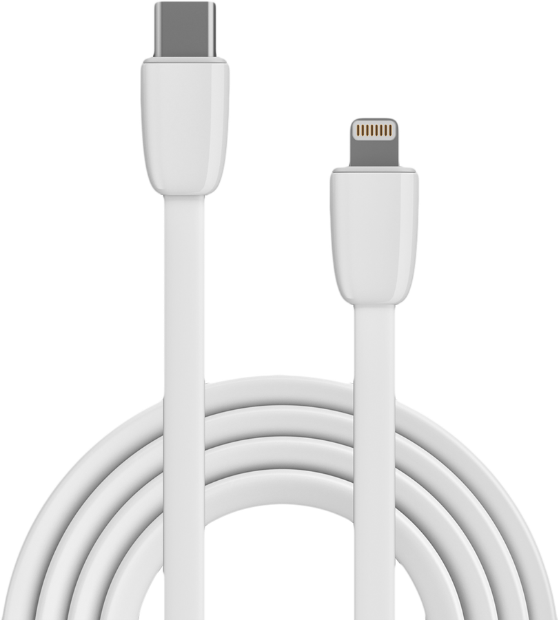 Кабель GAL CU-1245 type-C - 8pin 3A 1,2м, TPE, предпросмотр