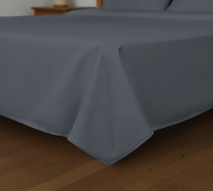 Простыня HOMECLUB 220x240см, серая, поплин, Арт. HCP/S2224/Д1, превью