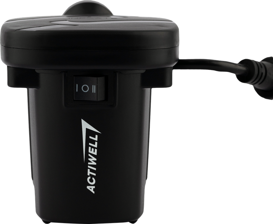 Насос электрический ACTIWELL 10,2х10х8,3см с тремя насадками, от сети и от прикуривателя 220В/12В, Арт. MU-WY-P06, превью